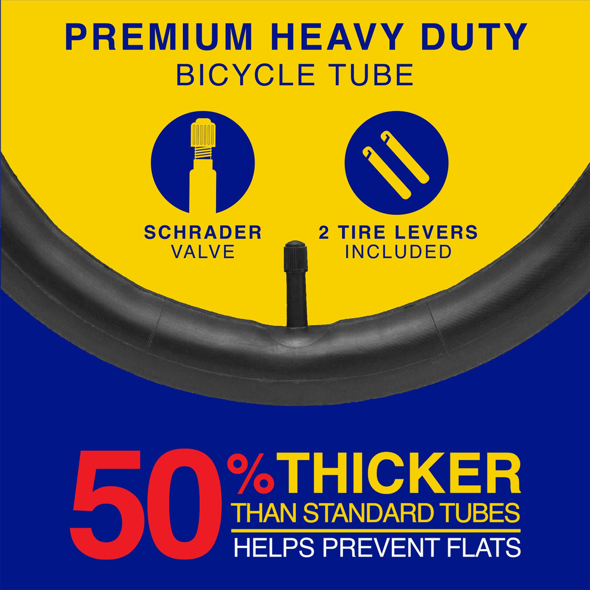Goodyear® Heavy Duty Bike Inner Tube | 20" x 1.75"-2.215"